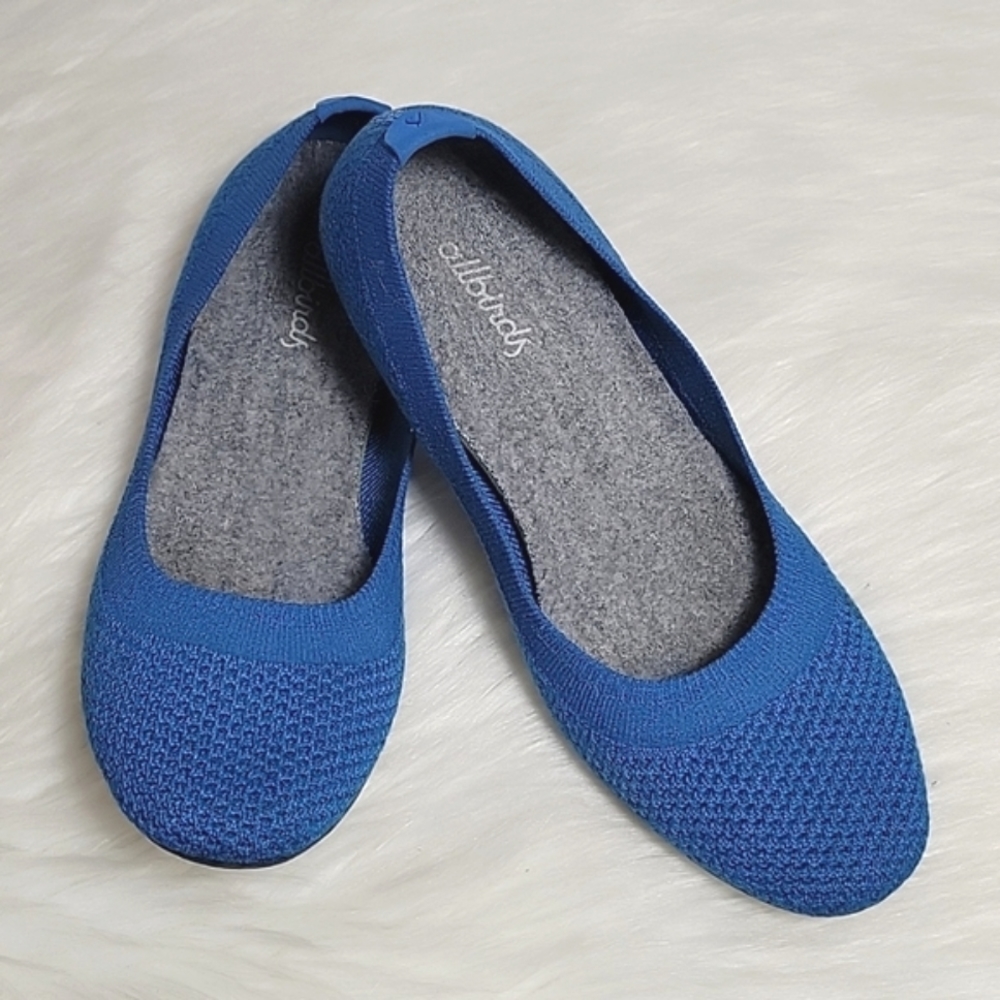Allbirds pacific blue tree breezers flats women's size 5.5
